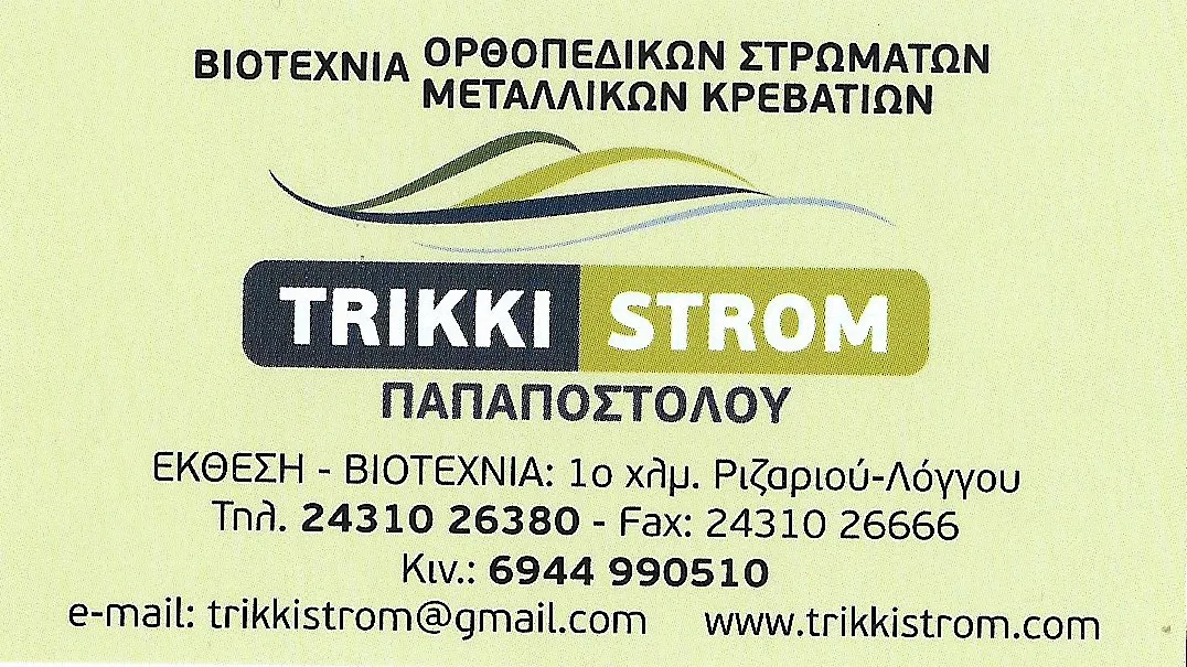 `ΧΡΗΣΤΟΣ ΠΑΠΑΠΟΣΤΟΛΟΥ - TRIKKI STROM - Logo`