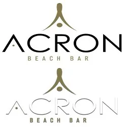 `ANTISAMOS BLUE BEACH IKE - ACRON BEACH BAR RESTAURANT - Logo`