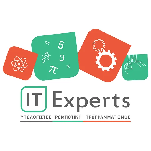 `IT EXPERTS ΚΕΝΤΡΟ ΡΟΜΠΟΤΙΚΗΣ ΚΑΙ ΠΡΟΓΡΑΜΜΑΤΙΣΜΟΥ - Logo`