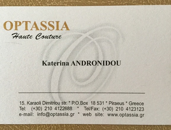 ΑΙΚΑΤΕΡΙΝΗ ΑΝΔΡΟΝΙΔΟΥ - ΟΠΤΑΣΙΑ - OPTASSIA - Logo